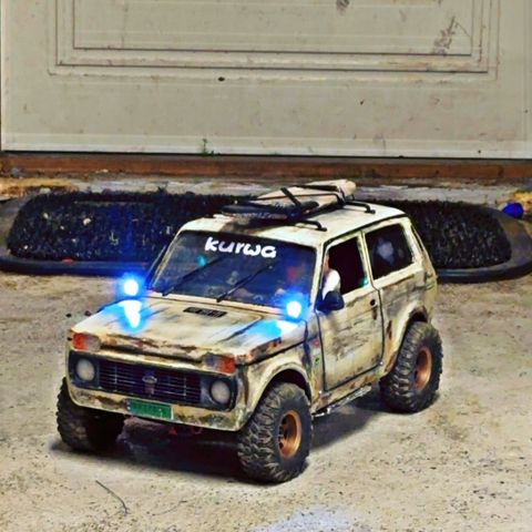 Lada Niva Rusty Look Karroserri