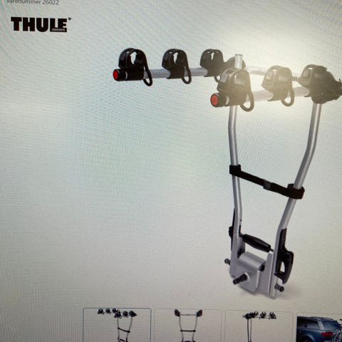 sykkelholder for 3 sykler Thule Hang on 972