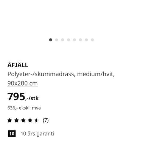 Overmadrass Åfjäll