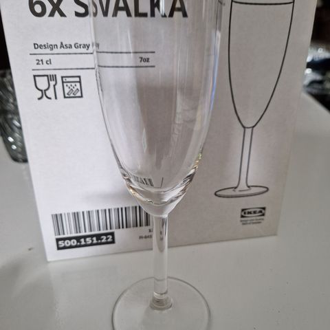 Champagne glass/hvitvin glass 140 stk