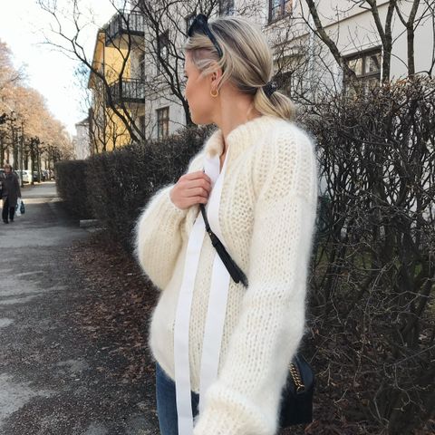 GANNI Julliard Mohair genser