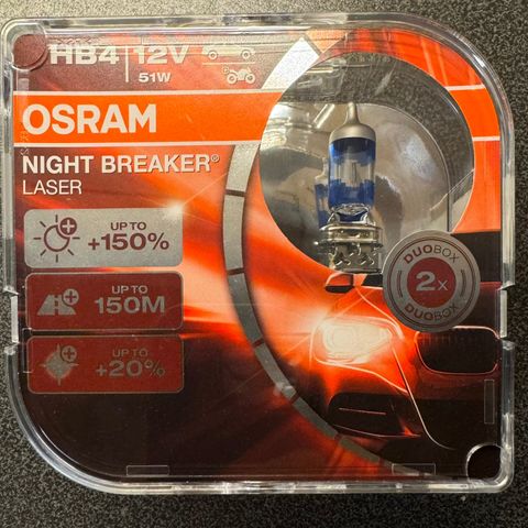 Osram Night Breaker Laser HB4 - lyspære