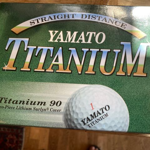 Yamato Titanium Golf Balls - 16-Pakning til Salgs!