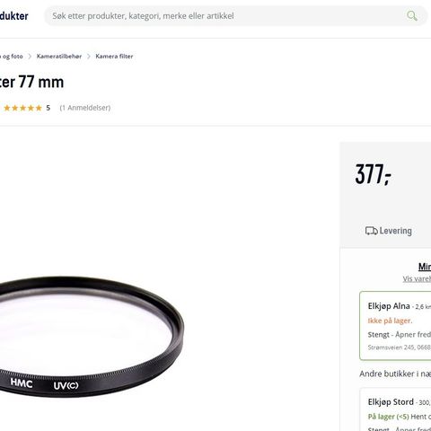 Hoya HMC UV-filter | 77mm