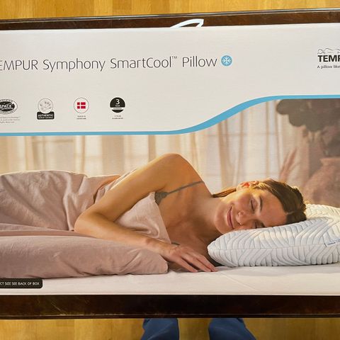 Helt ny Tempur symphony smartcool ergonomisk pute medium