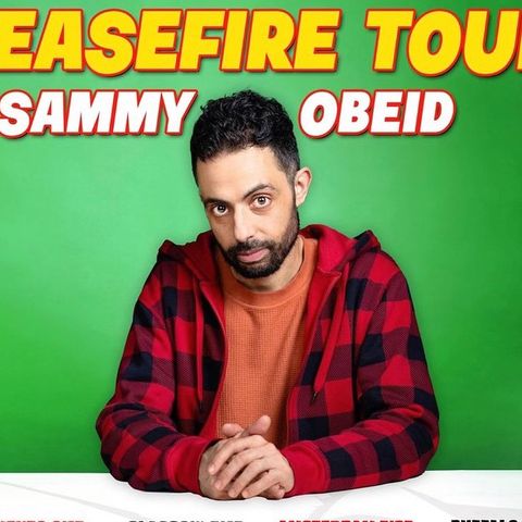Sammy Obeid på Latter: Ceasefire tour