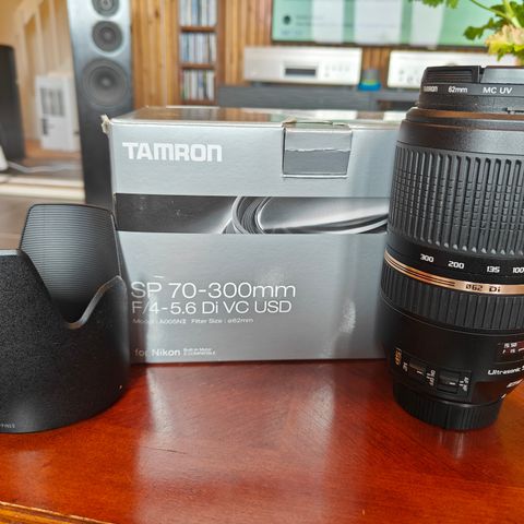 Tamron SP 70-300mm (Nikon) F4-5.6 DI VC USD+ Tamron MC UV Filter