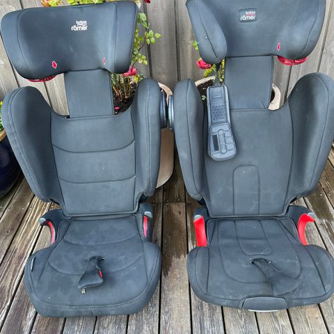 2 stk. Britax Römer Kidfix 3 M bilstol, 3,5–12år