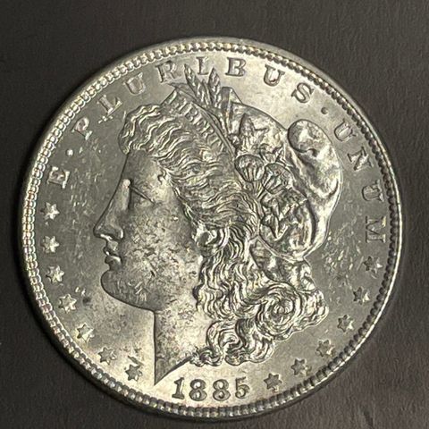 1885 Morgen Dollar Kv 0/01