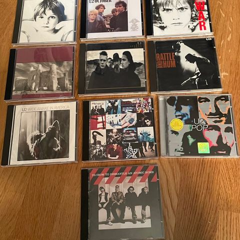 U2 samling selges (Bruce Springsteen, Muse, Foo Fighters, Coldplay, REM)