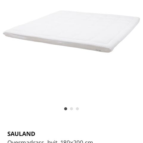 Ikea sauland 180x200 overmadrass