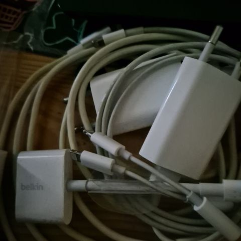 Adapter+kabel til Iphone