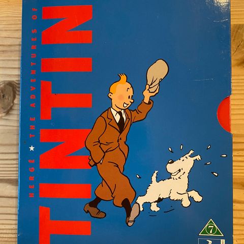 TinTin dvd-boks. Alle 21 eventyrene