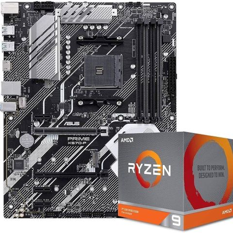 Gaming PC | Komponenter | Ryzen 9 3900X | GeForce RTX 3060 12GB | 16GB Minne