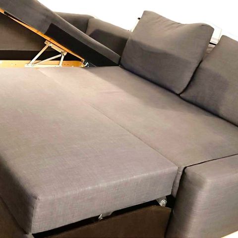 Hjørnesovesofa med oppbevaringsplass fra IKEA