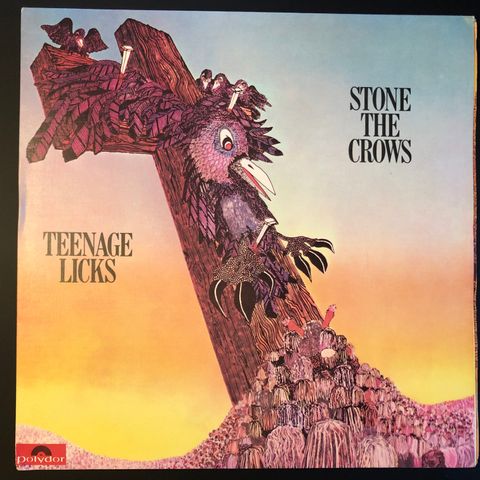 STONE THE CROWS "Teenage Licks" 1971 UK 1st press Gatefold textured sleeve