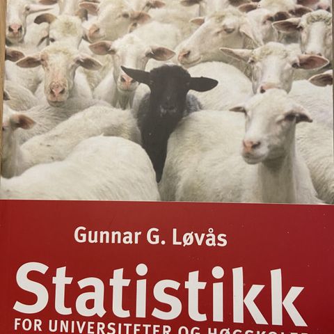 Pensumbok - Statistikk for universitet og høgskoler