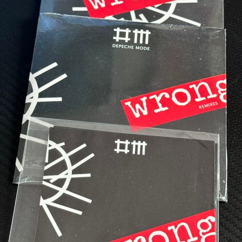 Depeche Mode - Wrong 2 x CD + stickers LIM ED CDBONG40 + LCDBONG40