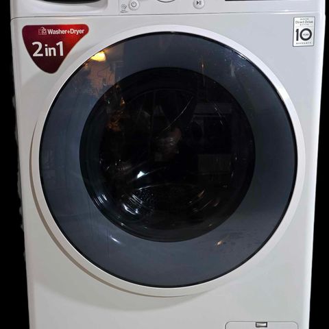 Praktisk maskin med både vask og tørk i samme