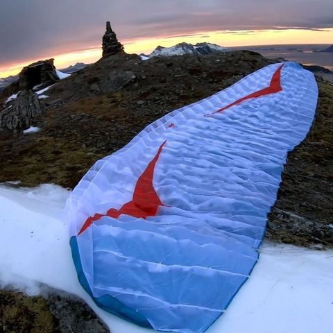 Komplett paraglider sett. Gin YETI 3 med Advance progress 3 vrengbart seletøy