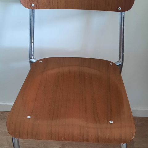 Retro rørstol teak