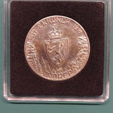 2 krone  sølv 1914