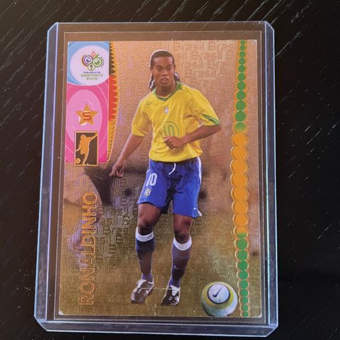 Ronaldinho Vm 2006 Panini fotballkort