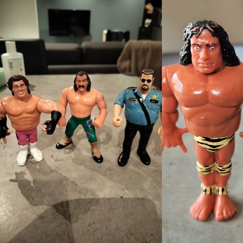 Wrestling - Vintage - Jake the Snake - Boss Man - Brutus Beefcake- Jimmy Snuka