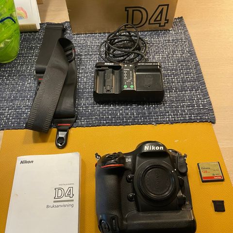 Nikon D4 proff kamera