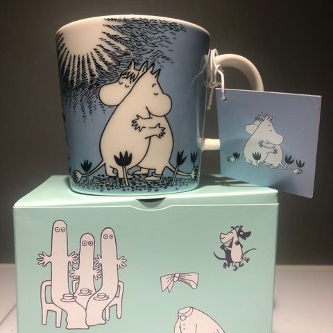 Moomin kopp Love Blue Japan Limited Original Mug Cup 0.3L 2024 ARABIA