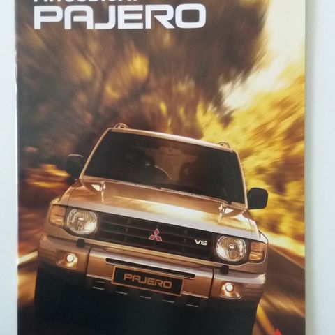 Mitsubishi PAJERO -brosjyre. (NORSK)