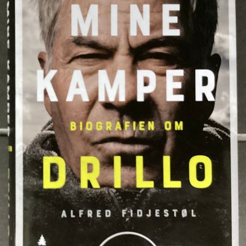 DRILLO-1 Stor og meget flott bok «MINE KAMPER» BIIOGRAFIEN OM DRILLO»2020