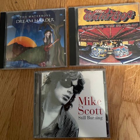 The Waterboys/Mike Scott cd’er selges (Bruce Springsteen, U2, Pouges, the Alarm)