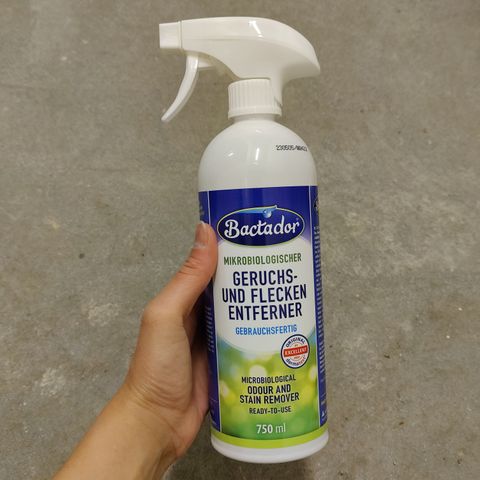 Bactador Lukt og flekkfjerner spray