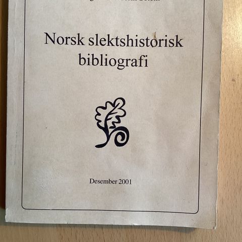 Jana og Jan Frederik Solem: Norsk slektshistorisk bibliografi