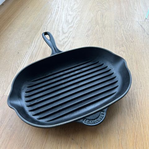 Le Creuset Grillpanne Støpejern i sort