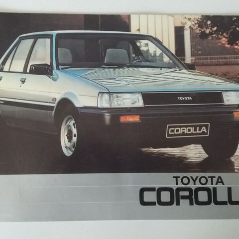 Toyota COROLLA -brosjyre. (NORSK)