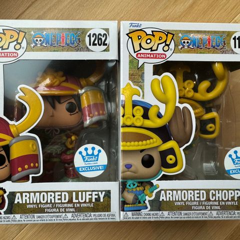 Funko Pop! Armored Luffy (1262) & Armored Chopper (1131) -One Piece