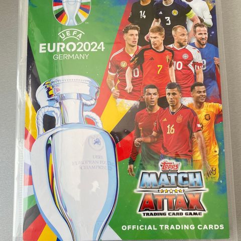 Euro 2024 Match Attax kort kjøpes/byttes