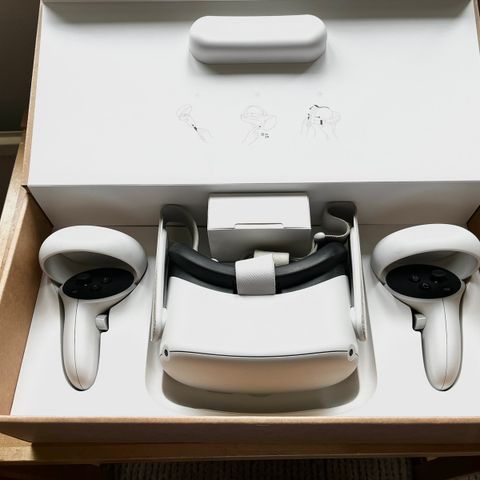 Pent brukt Oculus Quest 2 128 GB selges billig!