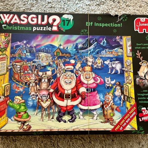 Wasgij 17 - Christmas puzzle - to puslespill