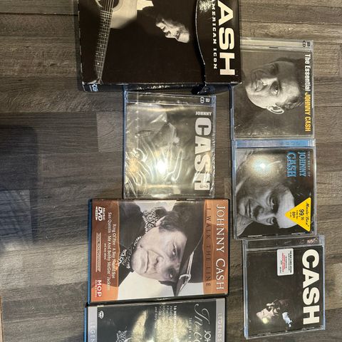 Johnny cash cd, dvd og vinyl