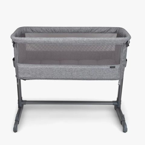 Yngri Tova bedside crib, grey