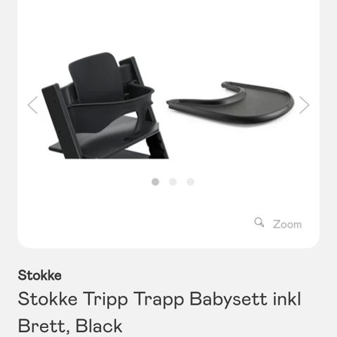 Stokke tripp trapp sett + bord