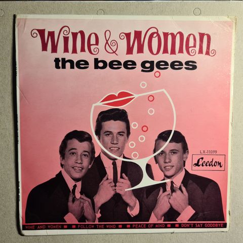 BEE GEES  -  WINE AND WOMEN  (EP)