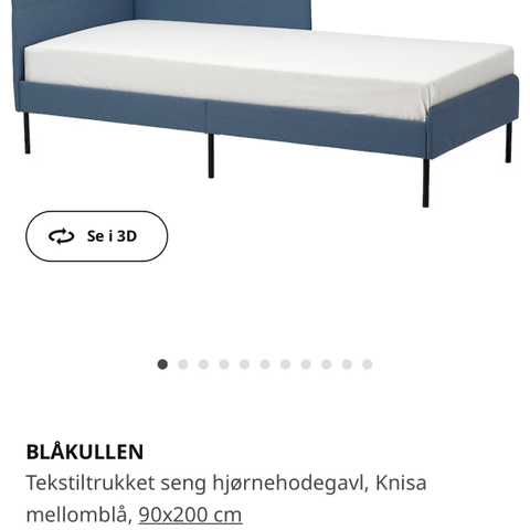 Blåkullen enkeltseng