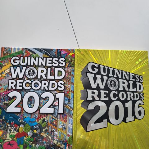 Guinness Rekordbok 2016 , 2021