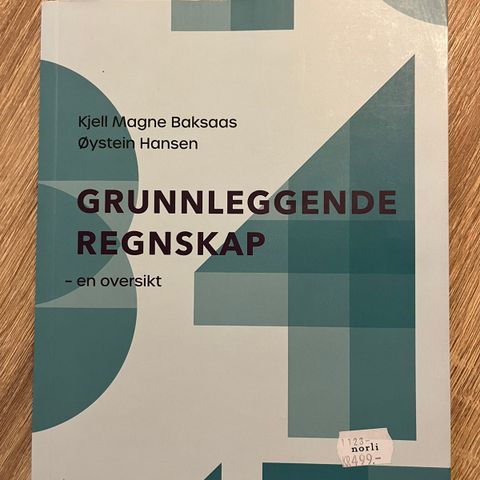 Grunnleggende regnskap