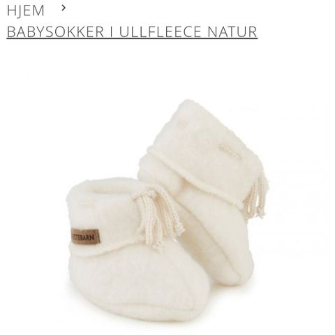 Nøstebarn babysokker ullfleece