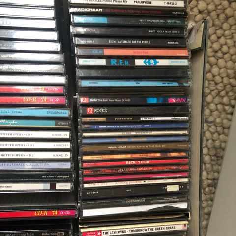 CD-samling fra 90 og 2000-tallet